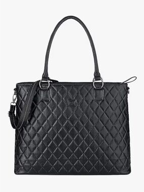 Solo New York Tote Bag for Women - Handbag Laptop Padded Compartment, Quilted